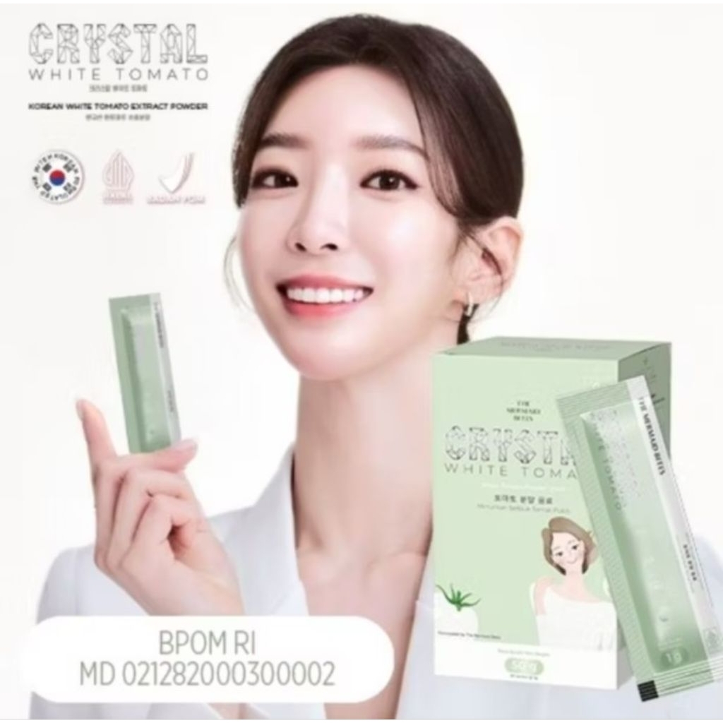 THE MERMAID BITES CRYSTAL WHITE TOMATO