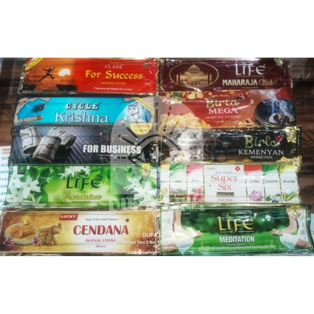 Dupa Aromaterapi Maharaja Meditasi Bisnis Kemenyan 35 Batang