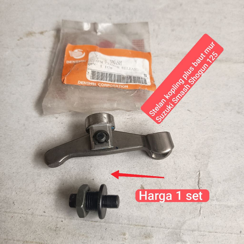 Stelan kopling plus baut mur Suzuki Smash 110 Shogun 125 Shogun 110 harga 1 set