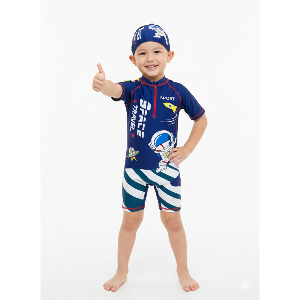 Baju Diving Renang Anak Import Premium Motif Karakter Unisex