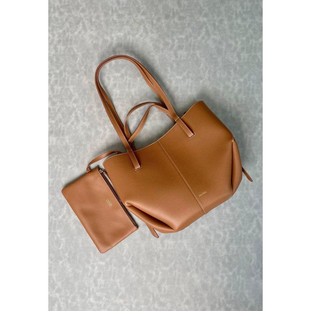 Polene Cyme Mini Bag Camel