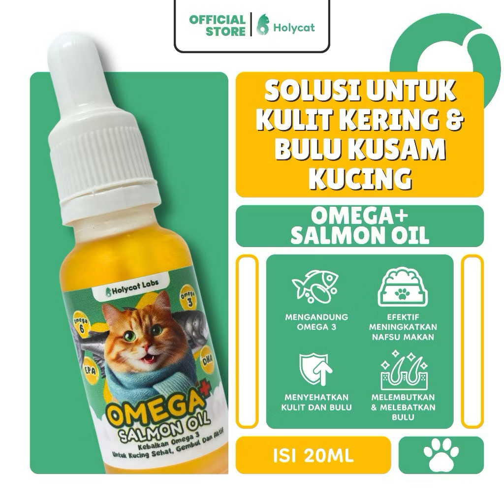 Vitamin Kucing Royal Cats Omega Salmon oil 20ml