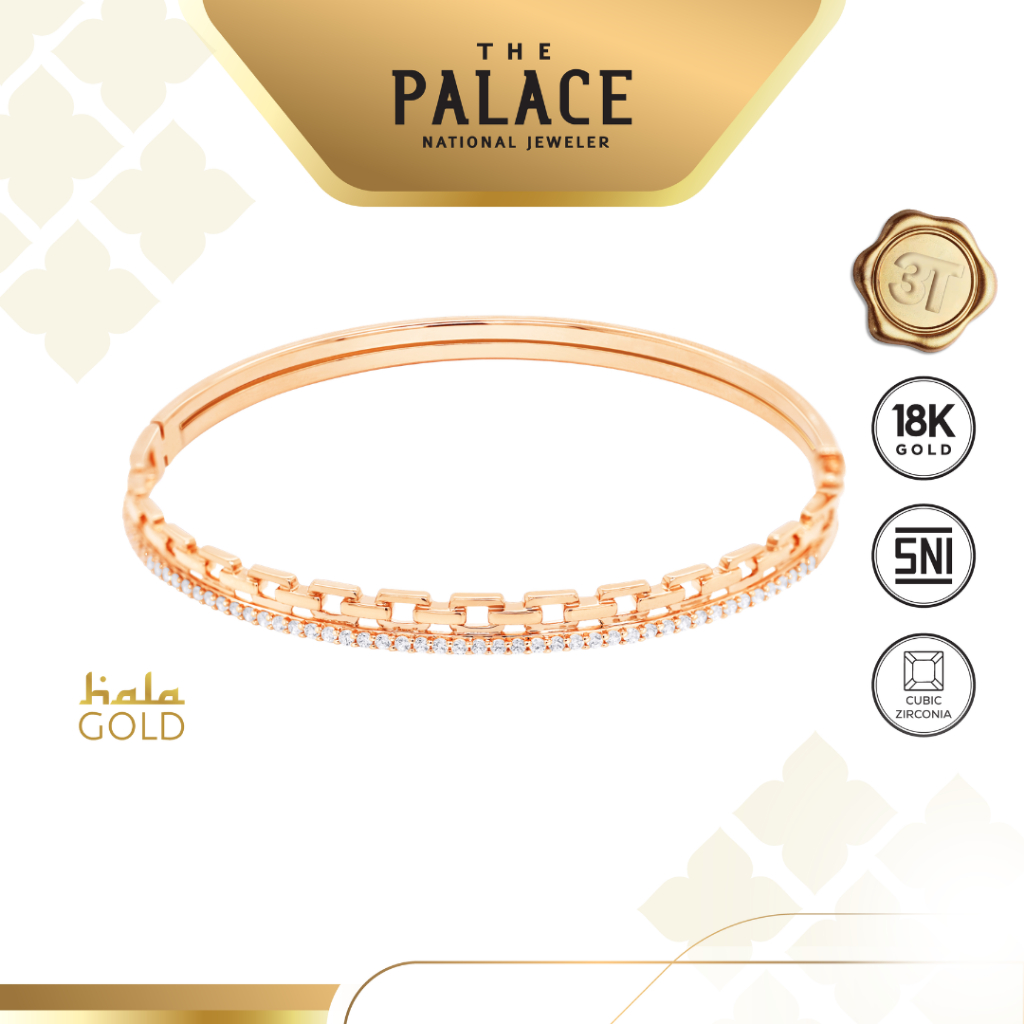 Hala Gold Bangle Terikat V3 / gelang tangan