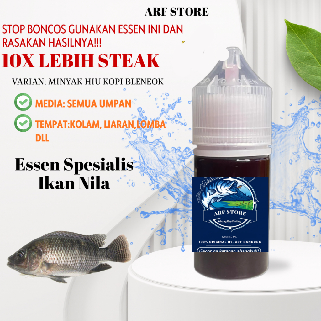 ARF Esen Ikan Nila Harian Kilo Gebrus Babon Alam Liar Media Umpan Lumut Essen Ikan Nila Paling Gacor