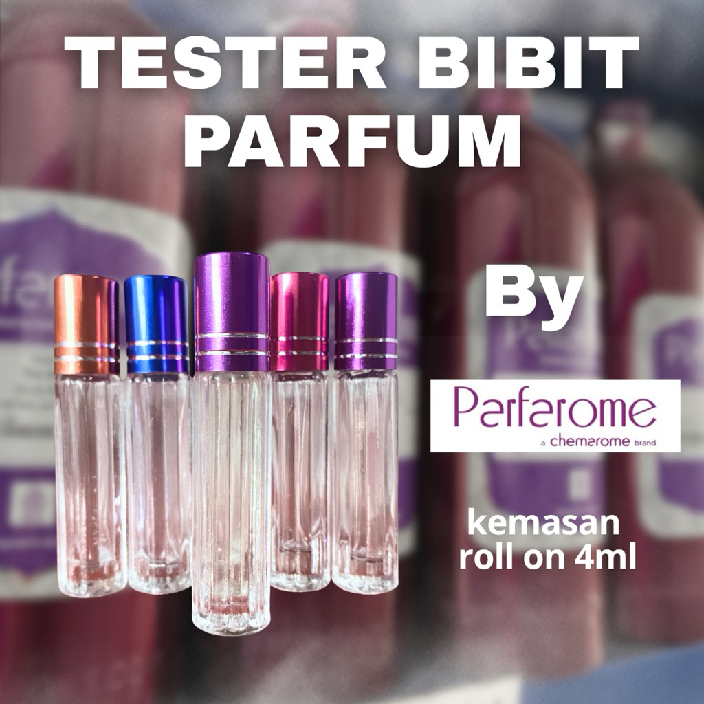 [ PARFAROME ] Tester Roll on 4ML Bibit Parfum Murni / Sample Bibit Parfum By Parfarome