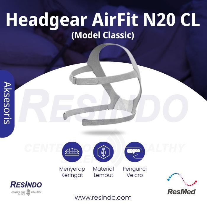 Headgear AirFit N20 Classic Mask ResMed Tali Pengganti Masker CPAP