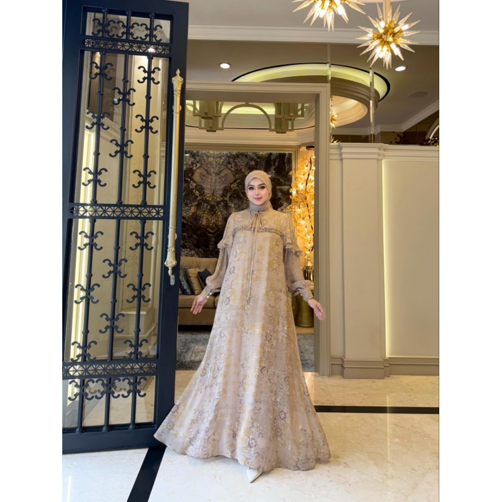 Shellasaukia Dress Keju Olive Dress Viral Shellasaukia