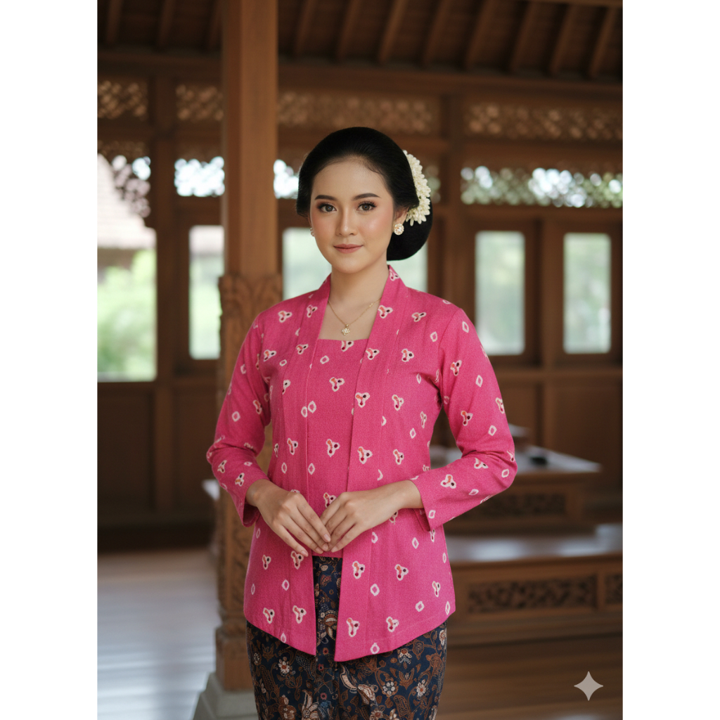 Kebaya Kartini - Jumputan / Kebaya Jawa Motif Jumputan