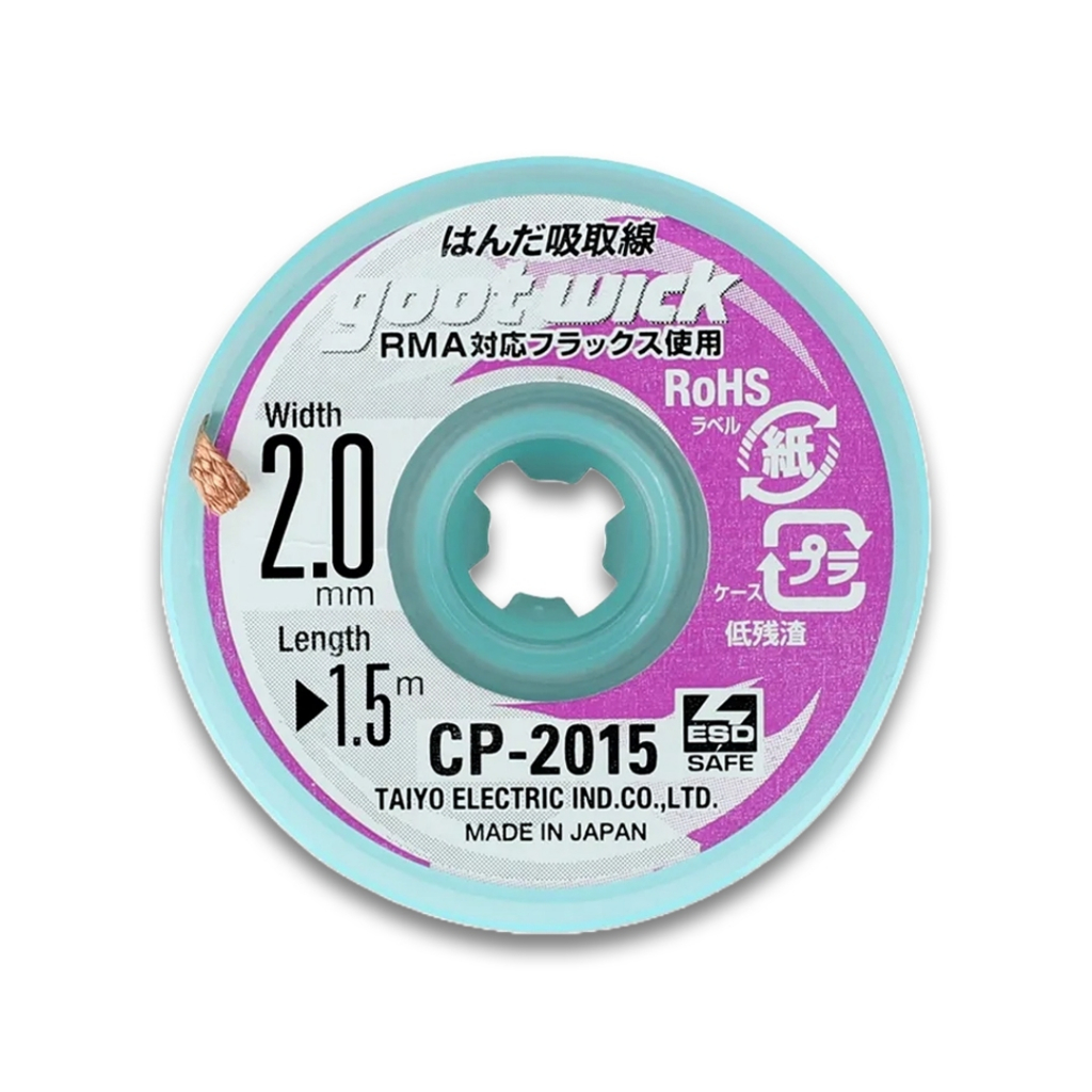 SOLDER WICK GOOT 2015 ORIGINAL JEPANG GOOT WICK PITA PEMBERSIH TIMAH DESOLDERING