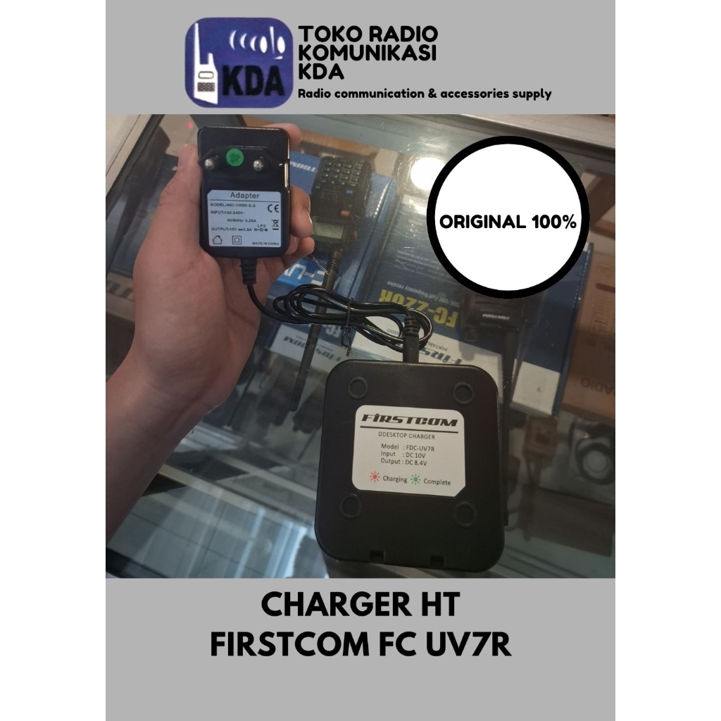 CHARGER HT FIRSTCOM FC UV7R ORIGINAL | FDC-UV7R | FIRSTCOM FC-UV7R | FCUV7R |