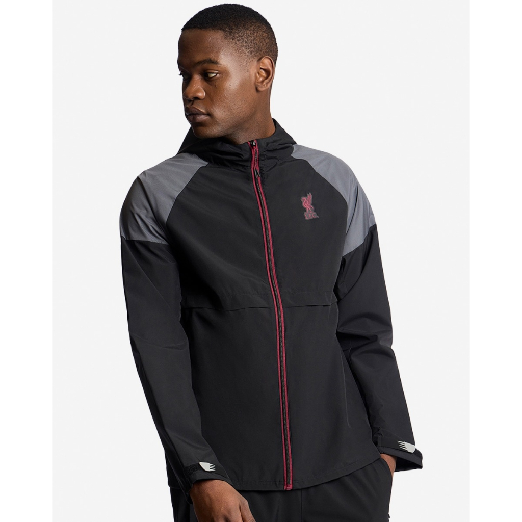 Liverpool FC Funnel Windcheater - Official LFC Jaket Original Pria