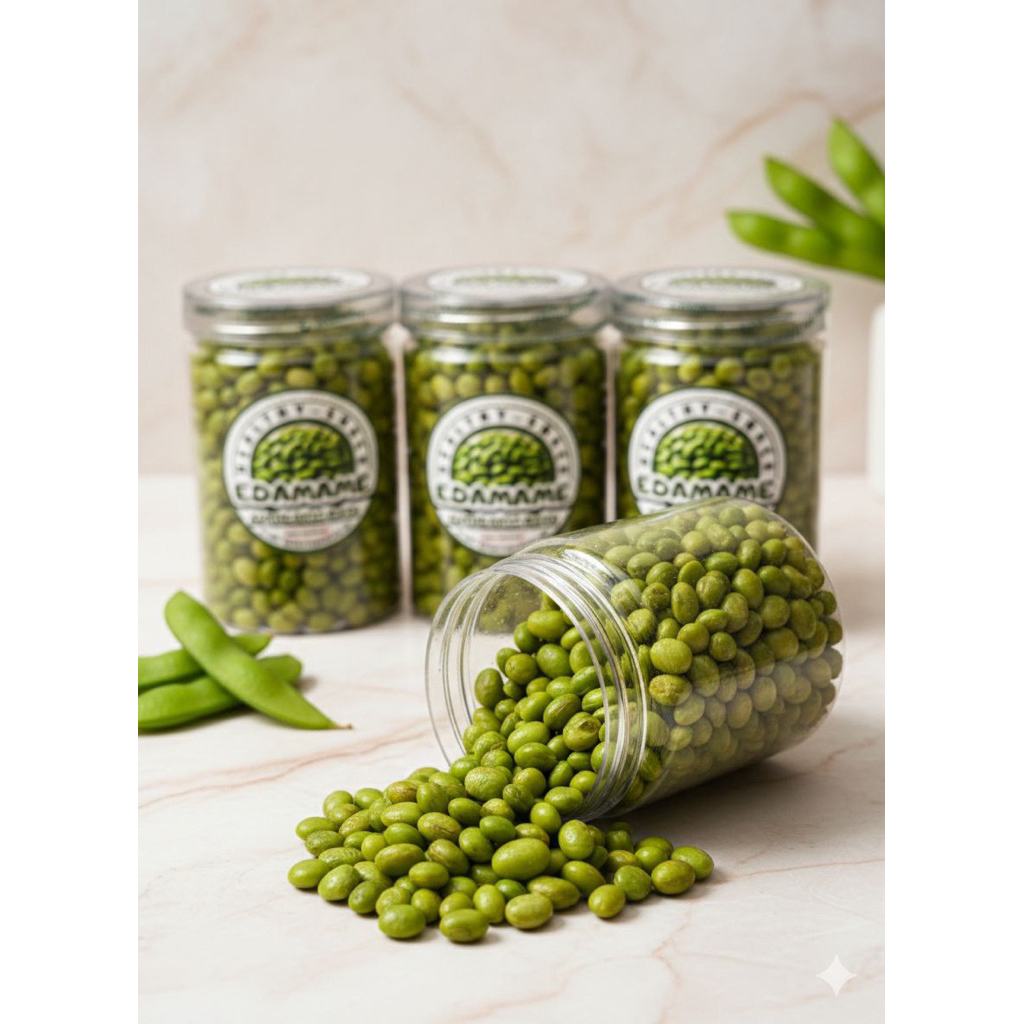 Edamame Goreng, Fried Edamame, Edamame Utuh Goreng