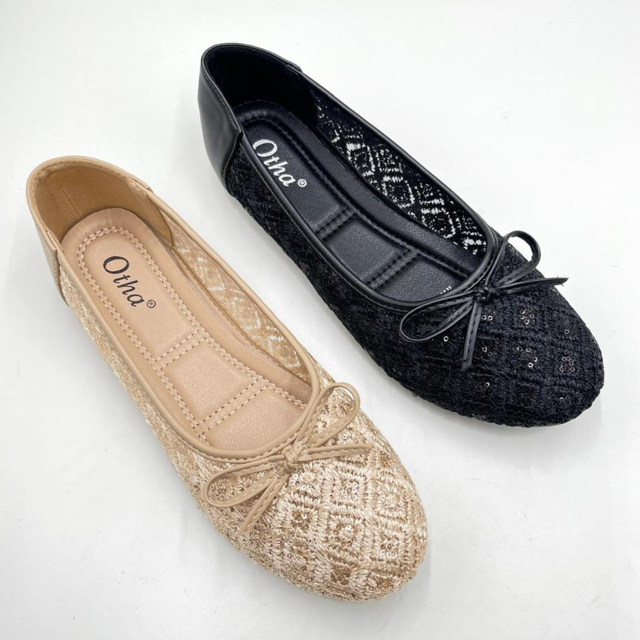 Otha Shoes H1302 OLF -  Sepatu Flatshoes Wanita