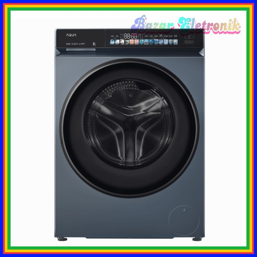 MESIN CUCI AQUA AW105 / MESIN CUCI AQUA AQ 105 BP / MESIN CUCI FRONT LOADING / MESIN CUCI AQUA