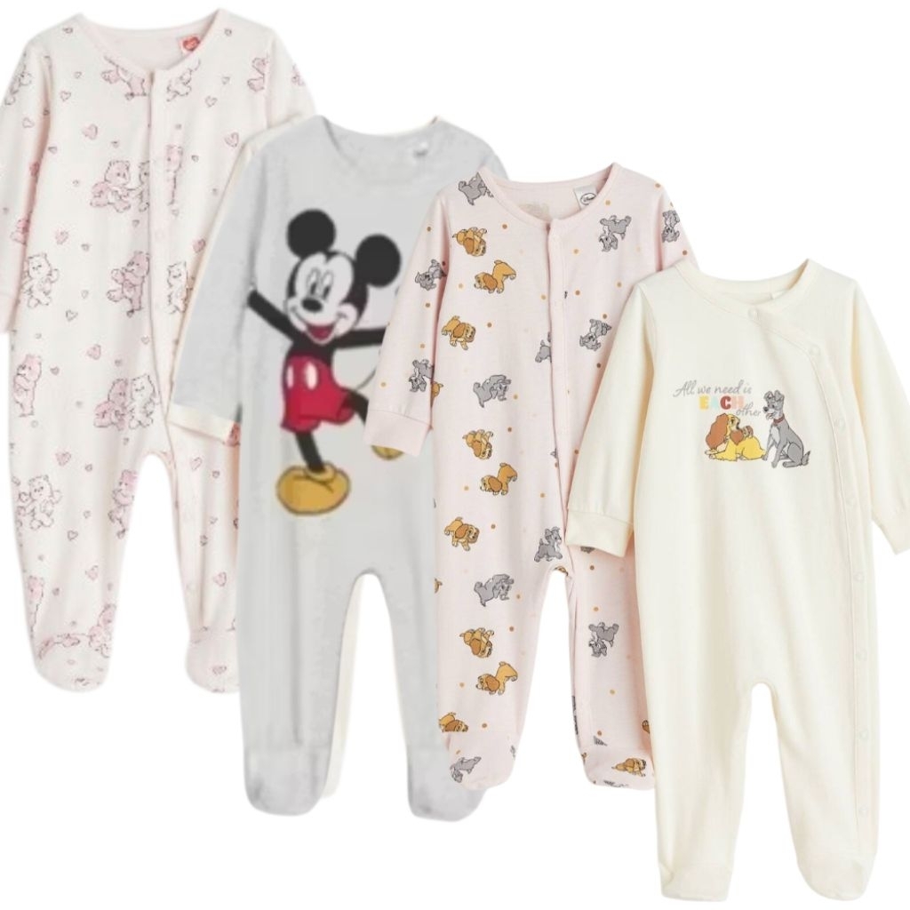sleepsuit hnm baby kaki tertutup
