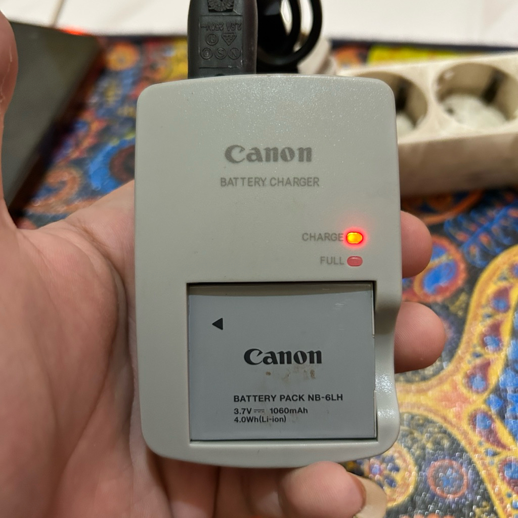 ORIGINAL CANON BATTERY CHARGER CB-2LYE For NB-6L & NB-6LH