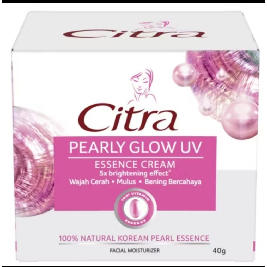 Citra Moisturizer Pelembab Wajah Pearly Glow Up Essence Cream 40g