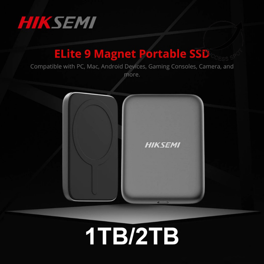 Hiksemi Elite 9 Magnet USB 3.2 Gen2X2 Type-C 2000MBPS Portable SSD HS-ESSD Harddisk Eksternal