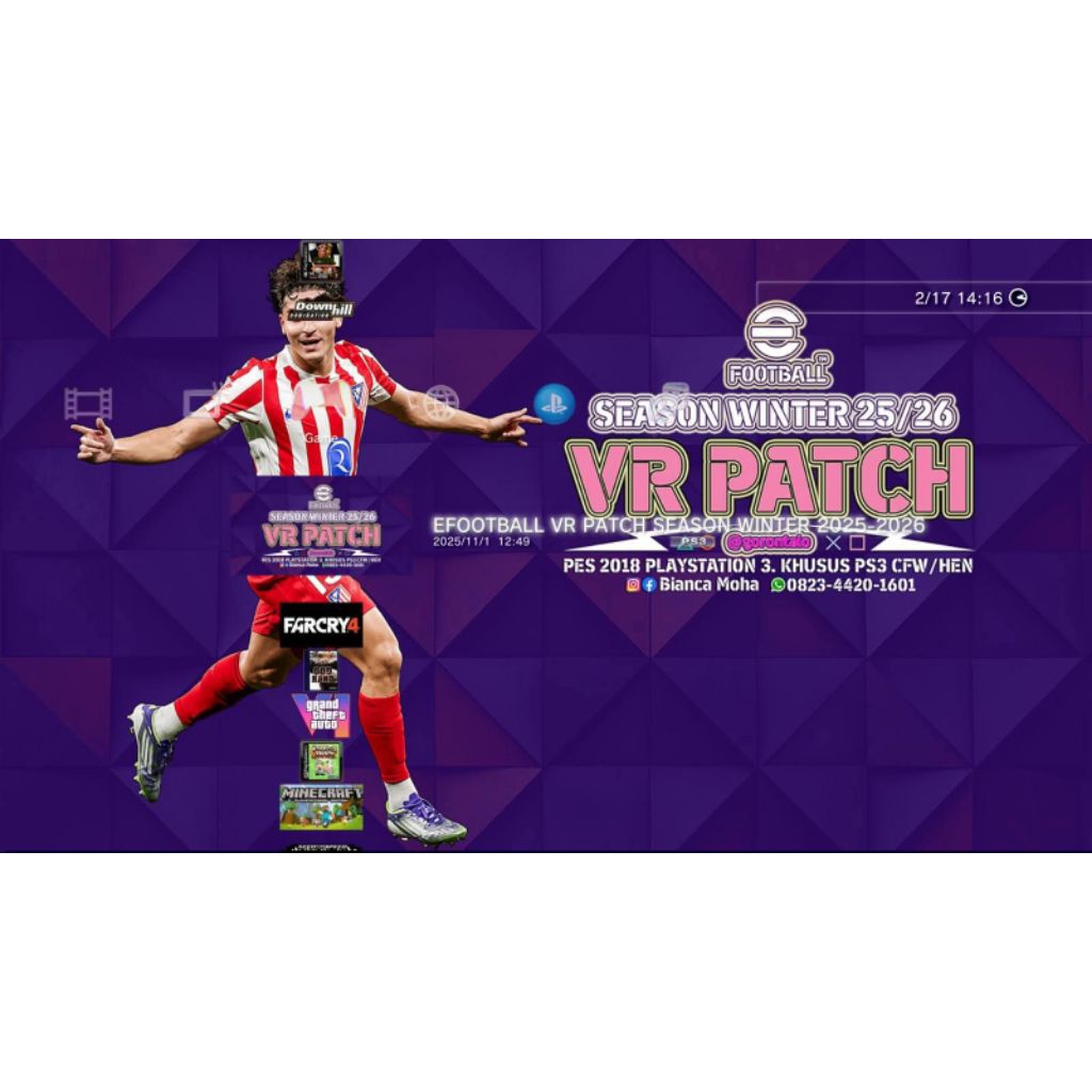 Efootball Terbaru PS3 Original All Type