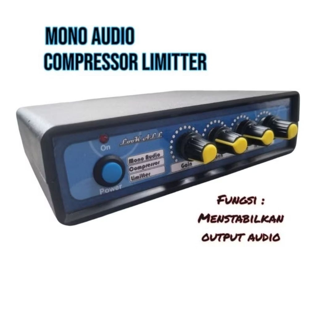 Compressor Limiter Audio Mono XLR Rakitan