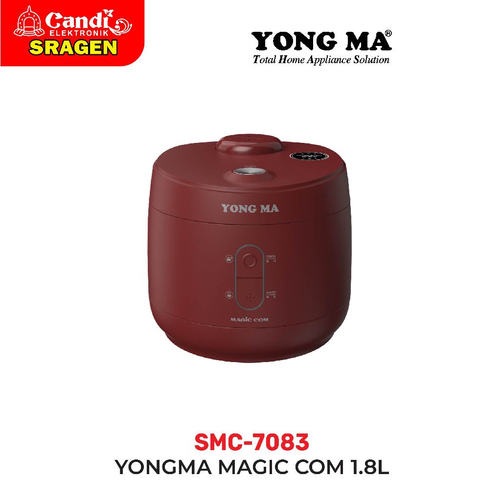 YONGMA MAGIC COM 1,8 Liter 3D Heating - SMC-7083-RED