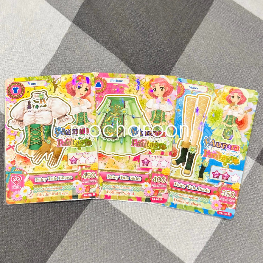 Aikatsu Cards Kartu Aikatsu Set Sakura Fairytale Aurora Fantasy (BACA DESKRIPSI)
