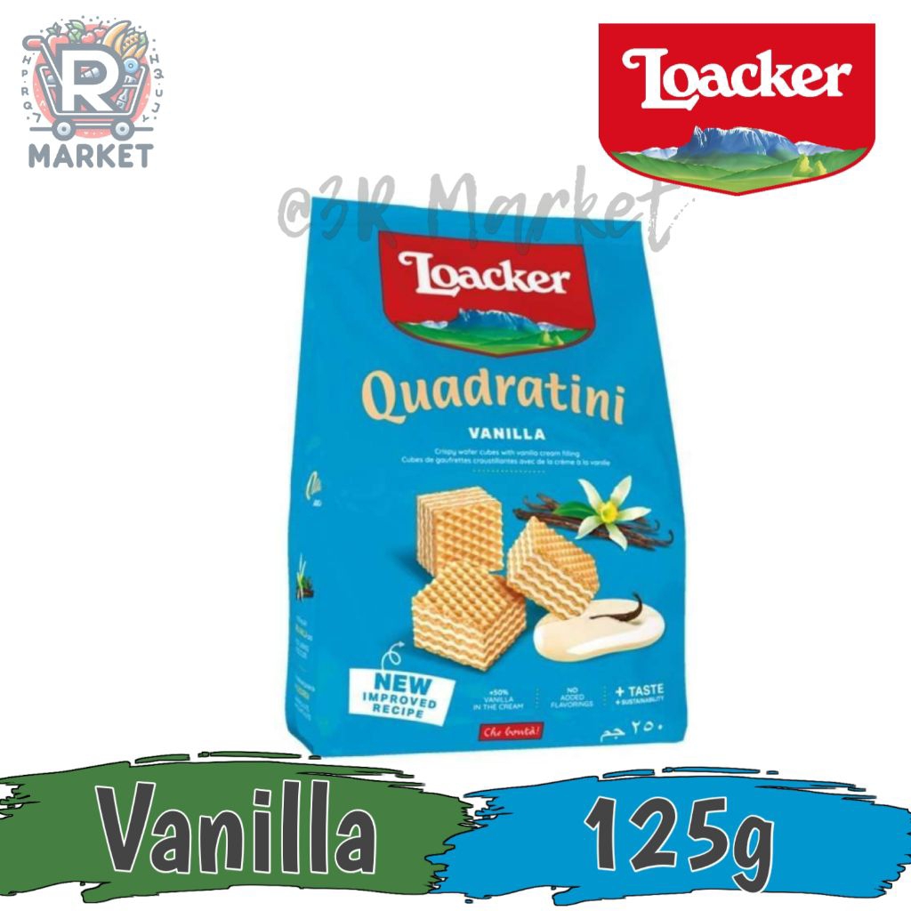 Loacker Quadratini Vanilla Wafer Loacker