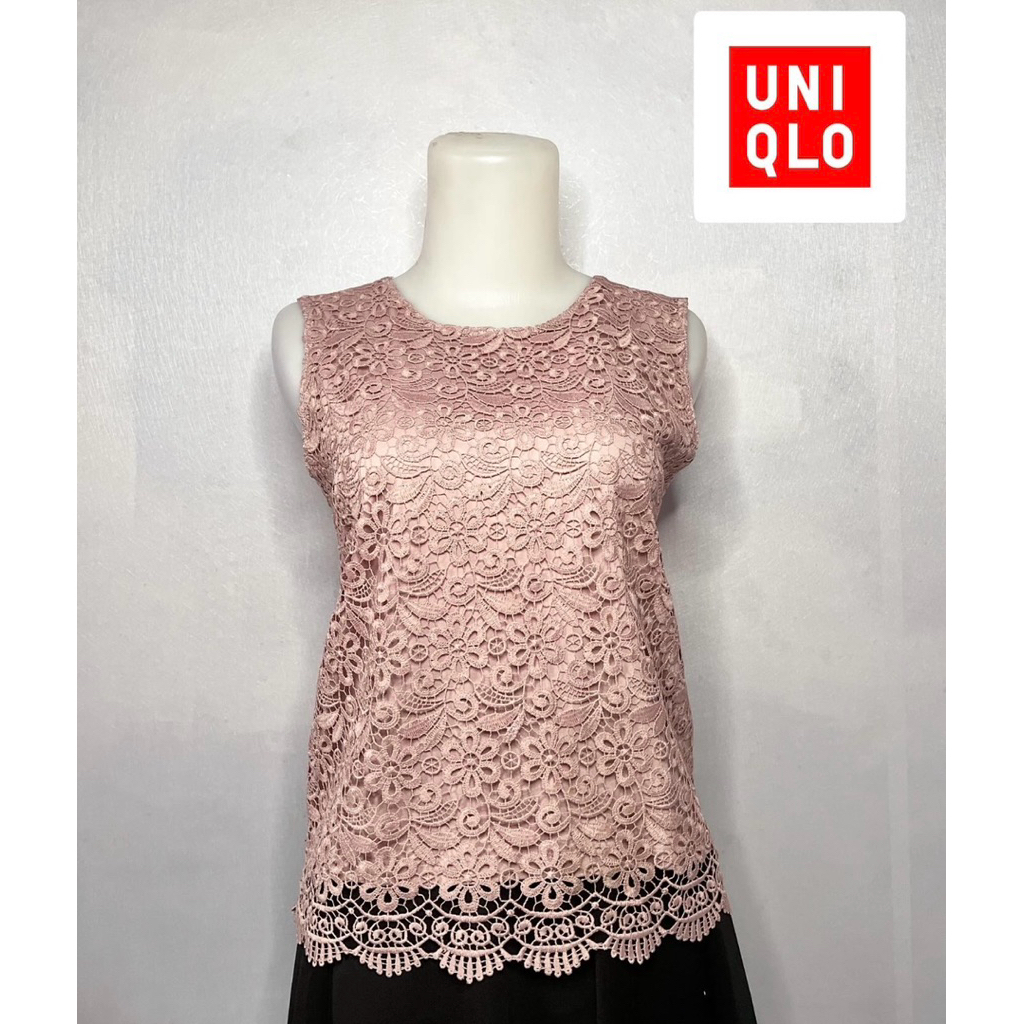 Prlvd Kutungan Brukat Uniqlo