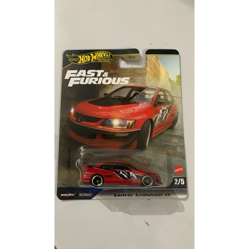 hot wheels premium f&f lancer evolution lX