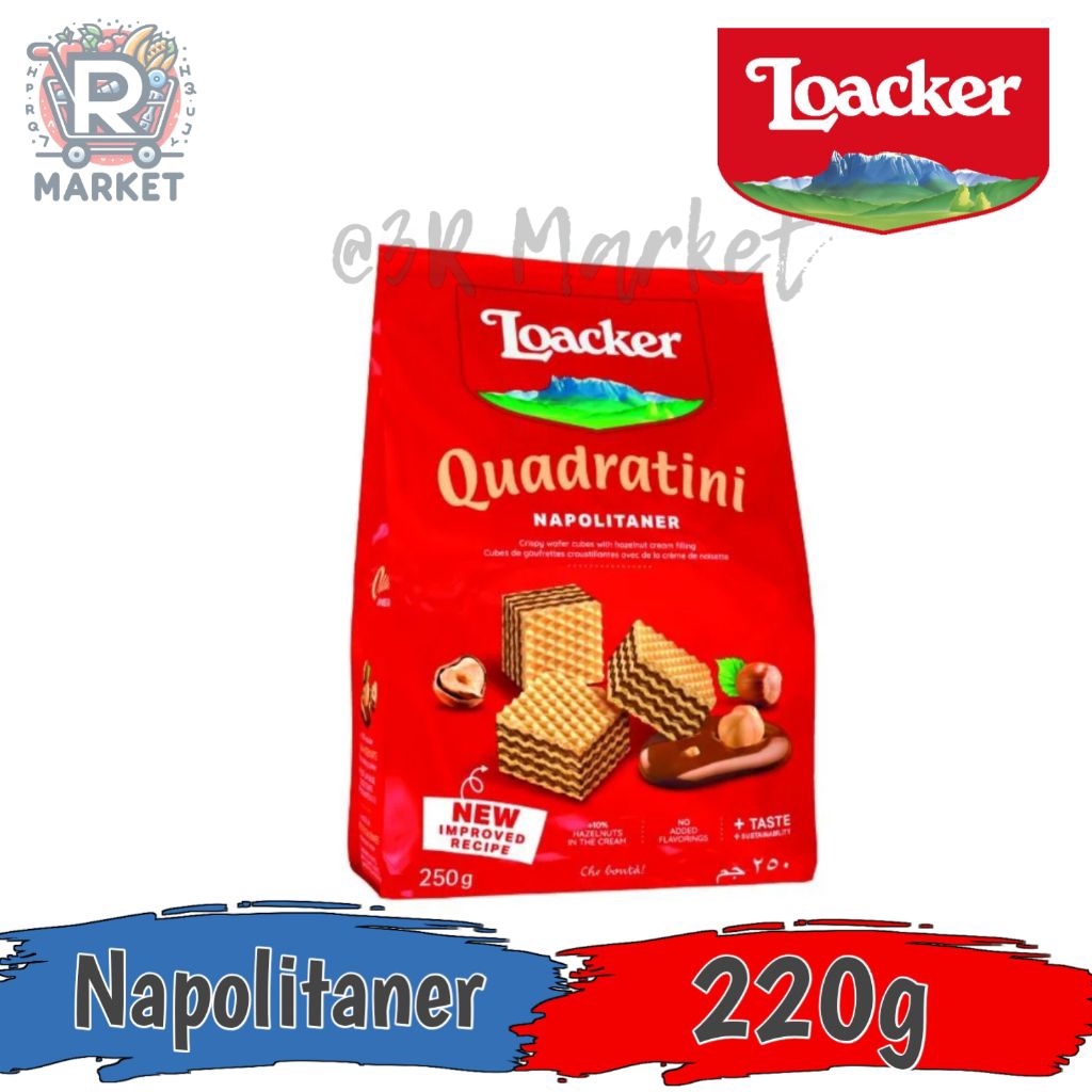 Loacker Quadratini Napolitaner Wafer Loacker