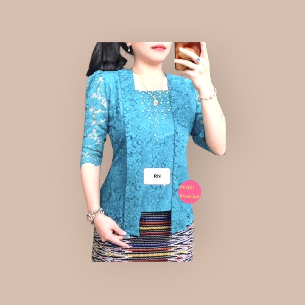 NC ATASAN BLUS KARTINI SEMI PRANCIS/BAJU KEBAYA KONDANGAN WANITA GEREJA
