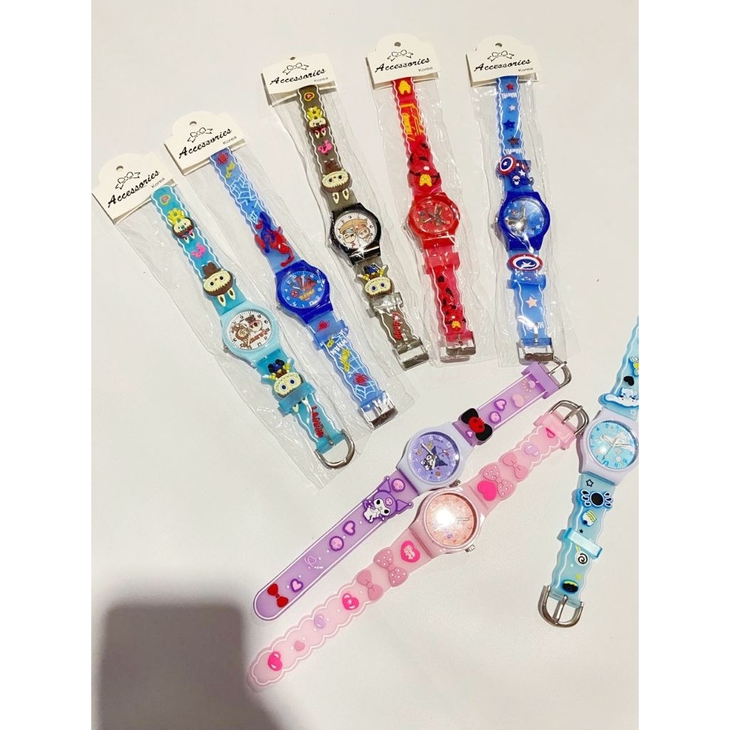 jam tangan karakter  / jam tangan LED anak