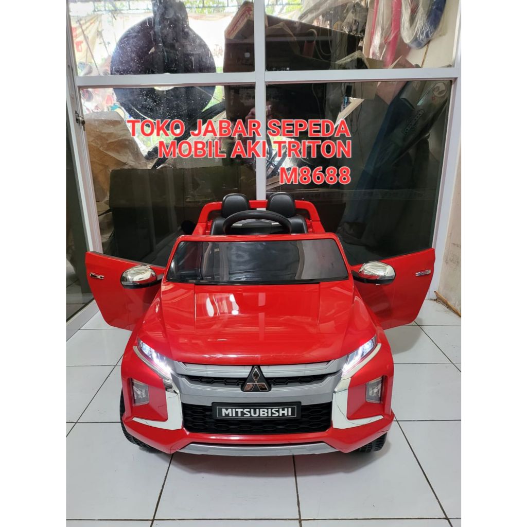 MOBIL AKI FORTUNER UNTUK ANAK BISA DINAIKI DENGAN REMOTE CONTROL PMB M7588 LAMPU LED