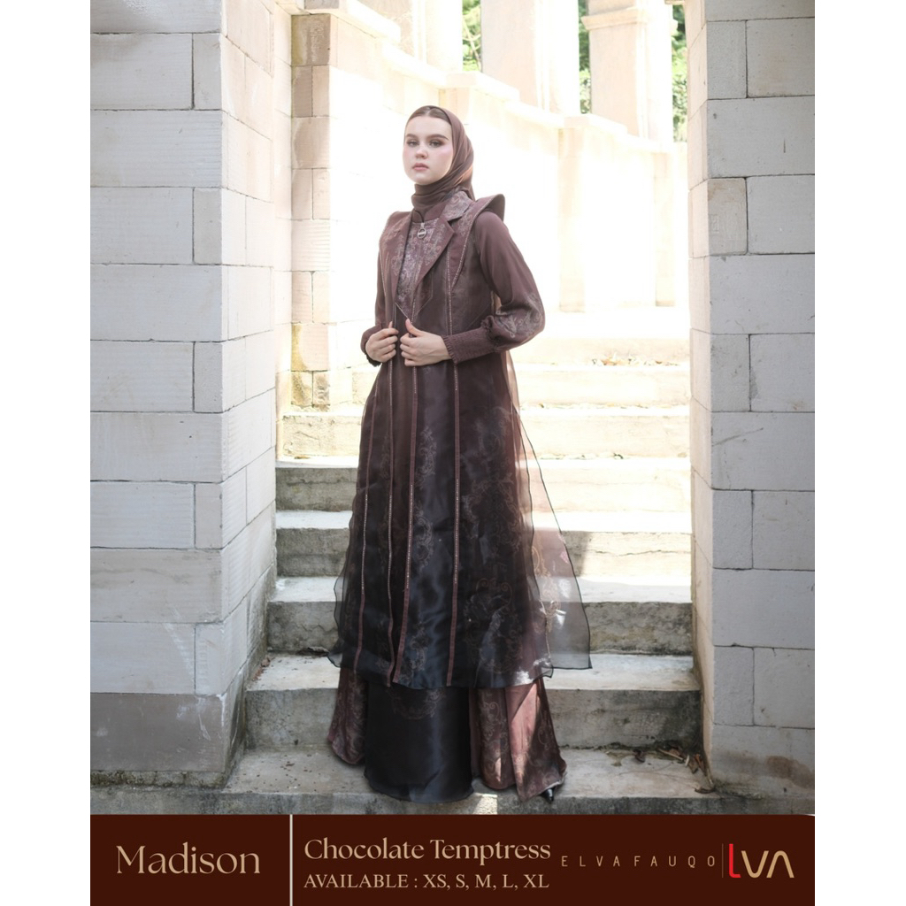 ABAYA Madison by Lva Syari /GAMIS PREMIUM /ABAYA MEWAH ELEGANT ORIGINAL BY LVA