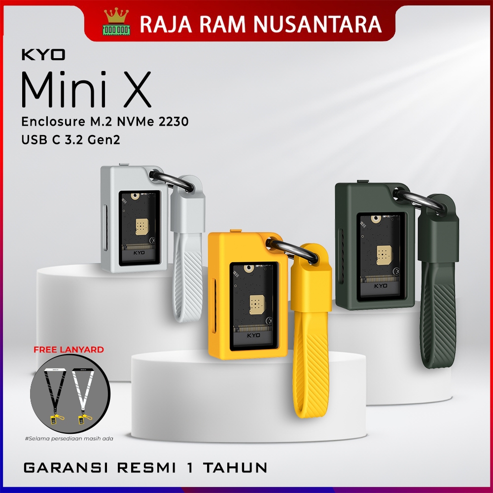 KYO Mini X 10Gbps Enclosure 2230 With Active Cooling Fan M.2 NVMe 2230 for iPhone Laptop PS5 Camera 