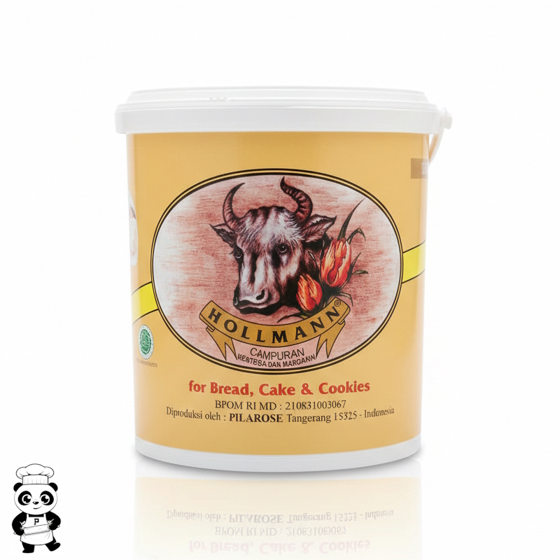 Hollmann Butter Mix Campuran Mentega dan Margarin untuk Roti Kue Kukis 2.25 Kg Holman Hollman 2Kg