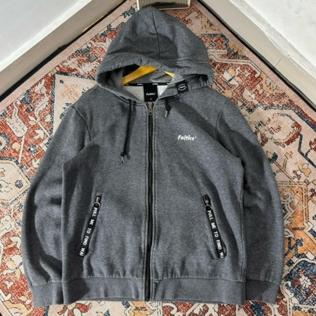 ZIP HOODIE FELTICS GREY