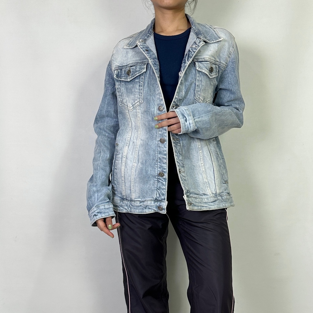 jaket wanita Champion Denim size XXL 100% original 190226B