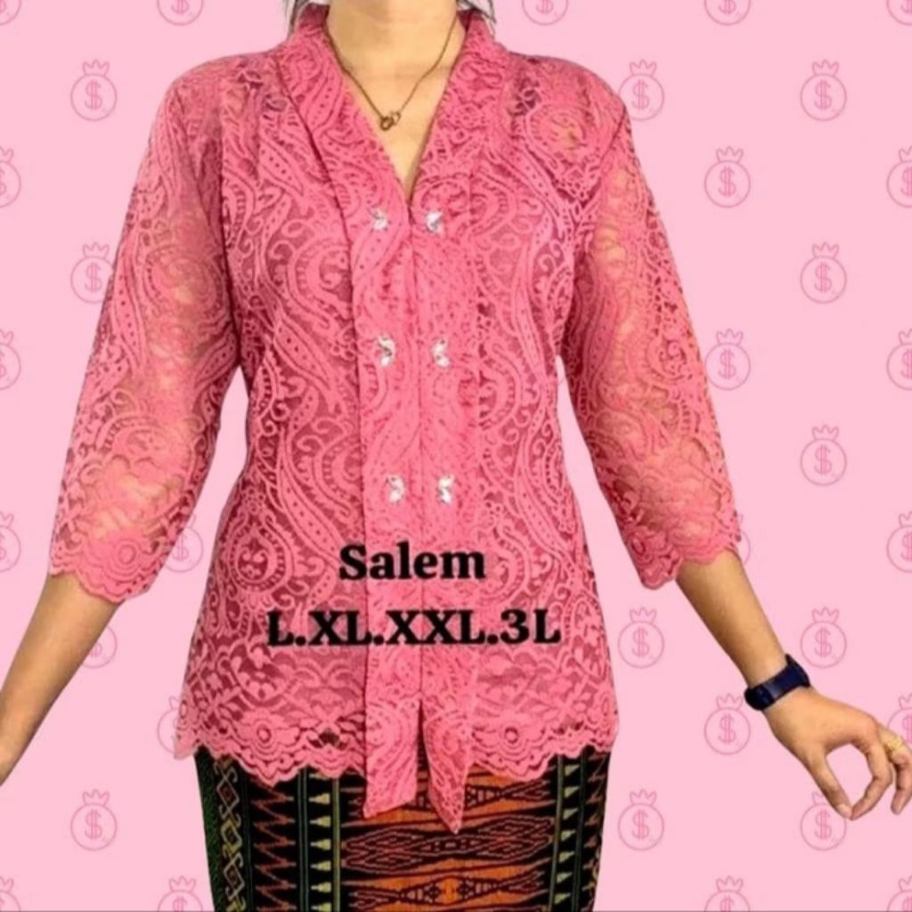 Atasan Kebaya Modern Model Kartini Atasan Brukat Payet Kebaya Brokat Mewah Terlaris