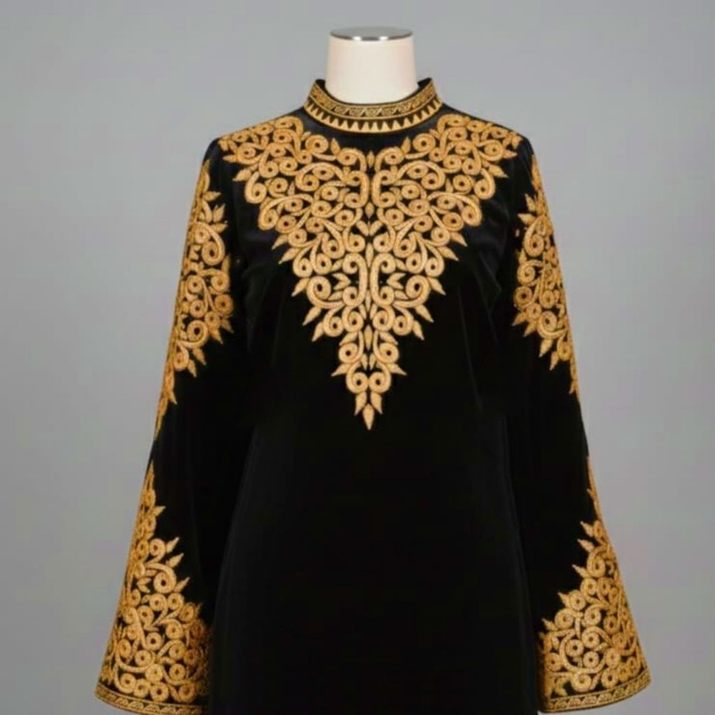 BAJU PENGANTIN ACEH CEWEK BORDIR BLUDRU