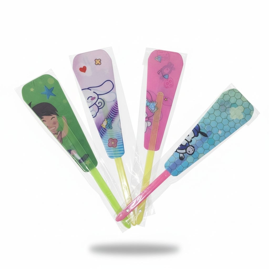 6pcs mainan kipas  kipas plastik  kipas anak  kipas lucu