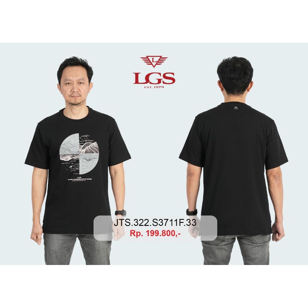 Kaos Oblong Fashion Slim Fit LGS Original