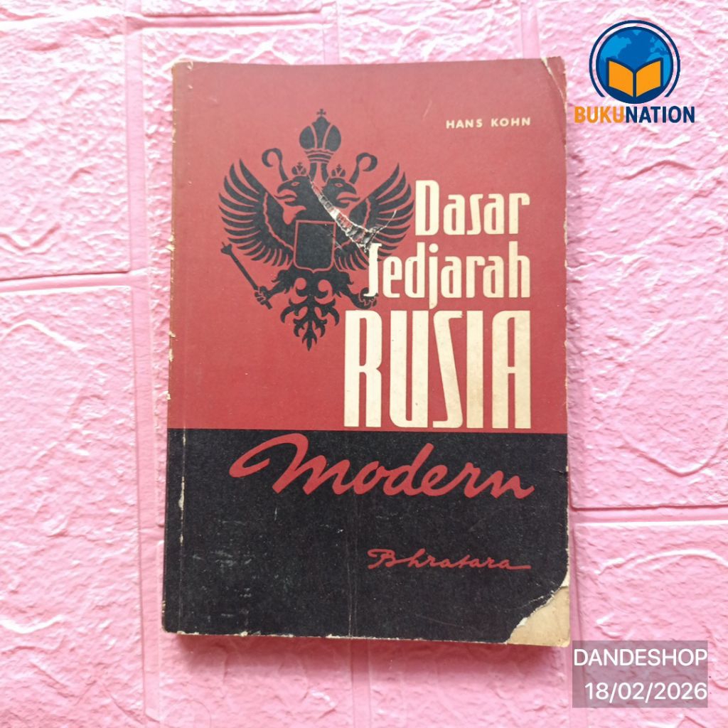(bekas) Dasar Sedjarah Rusia Modern by Hans Kohn - Buku Original