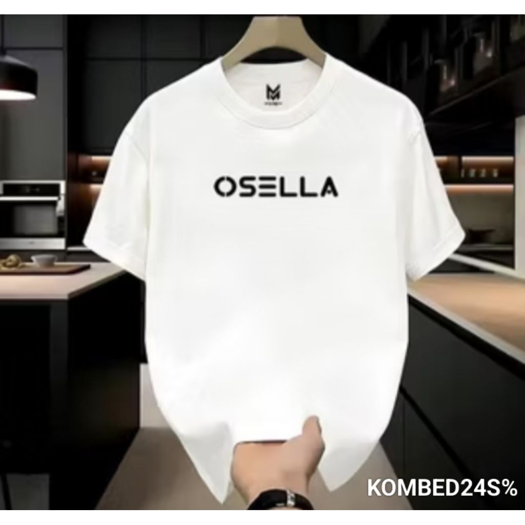 kaos pria dan wanita dewasa/kaos unisex katun kombed24s premium/kaos osella terbaru
