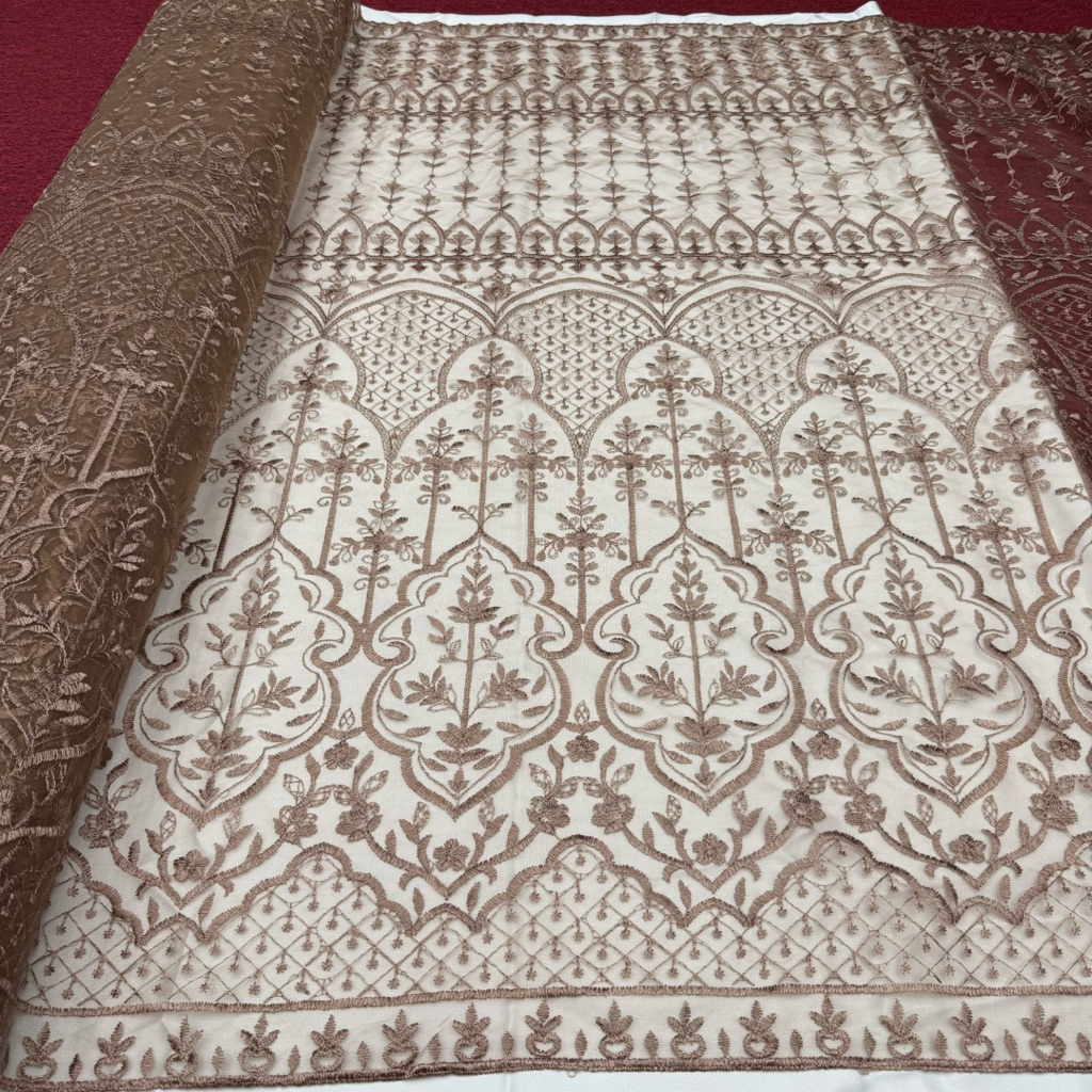 (COD) Kain Tulle Sapto Bordir | Kain Tulle Etnik | High Quality | Kain Meteran