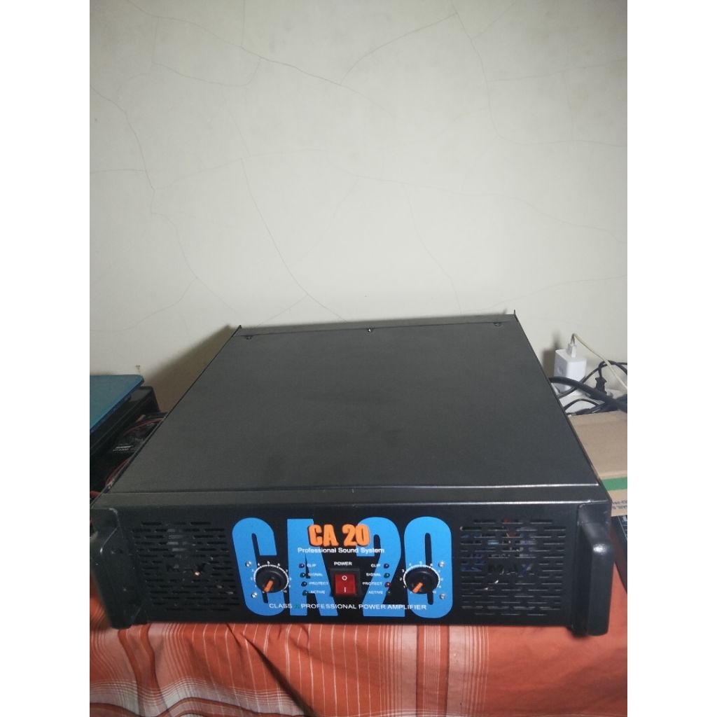Power amplifier rakitan 20 Amper ct 55 rasio balap gratis packing kayu