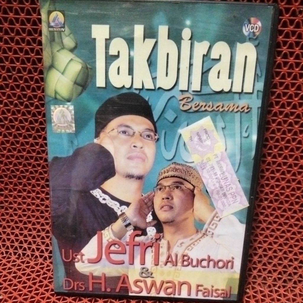 VCD TAKBIRAN Ust Jefry 100% ORIGINAL BARU