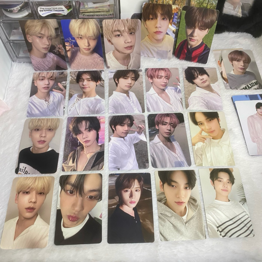 Tomorrow x together official photocard lullaby yzy temptation pob soobin yeonjun beomgyu taehyun hue