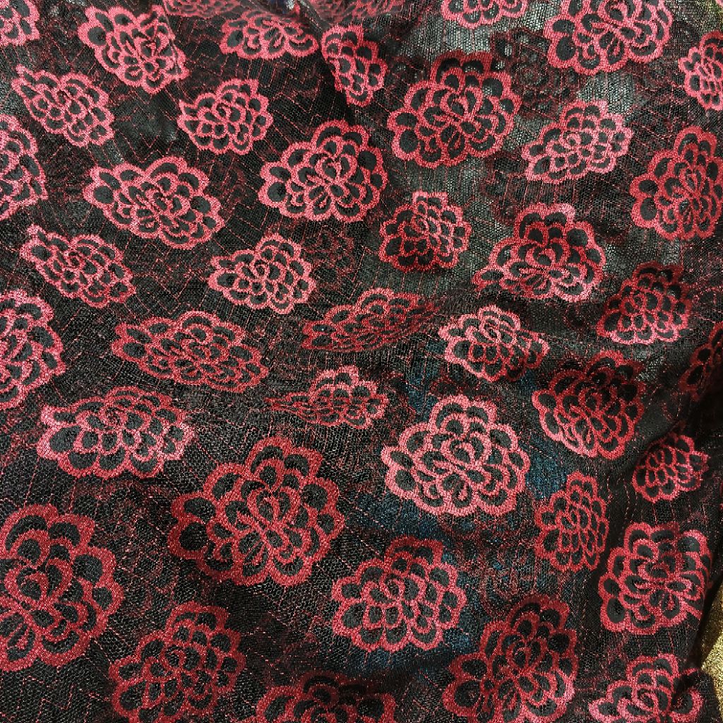 kain brokat street - Harga/0,5m - kain brokat motif - kain brokat tulang - bahan brokat kebaya mewah