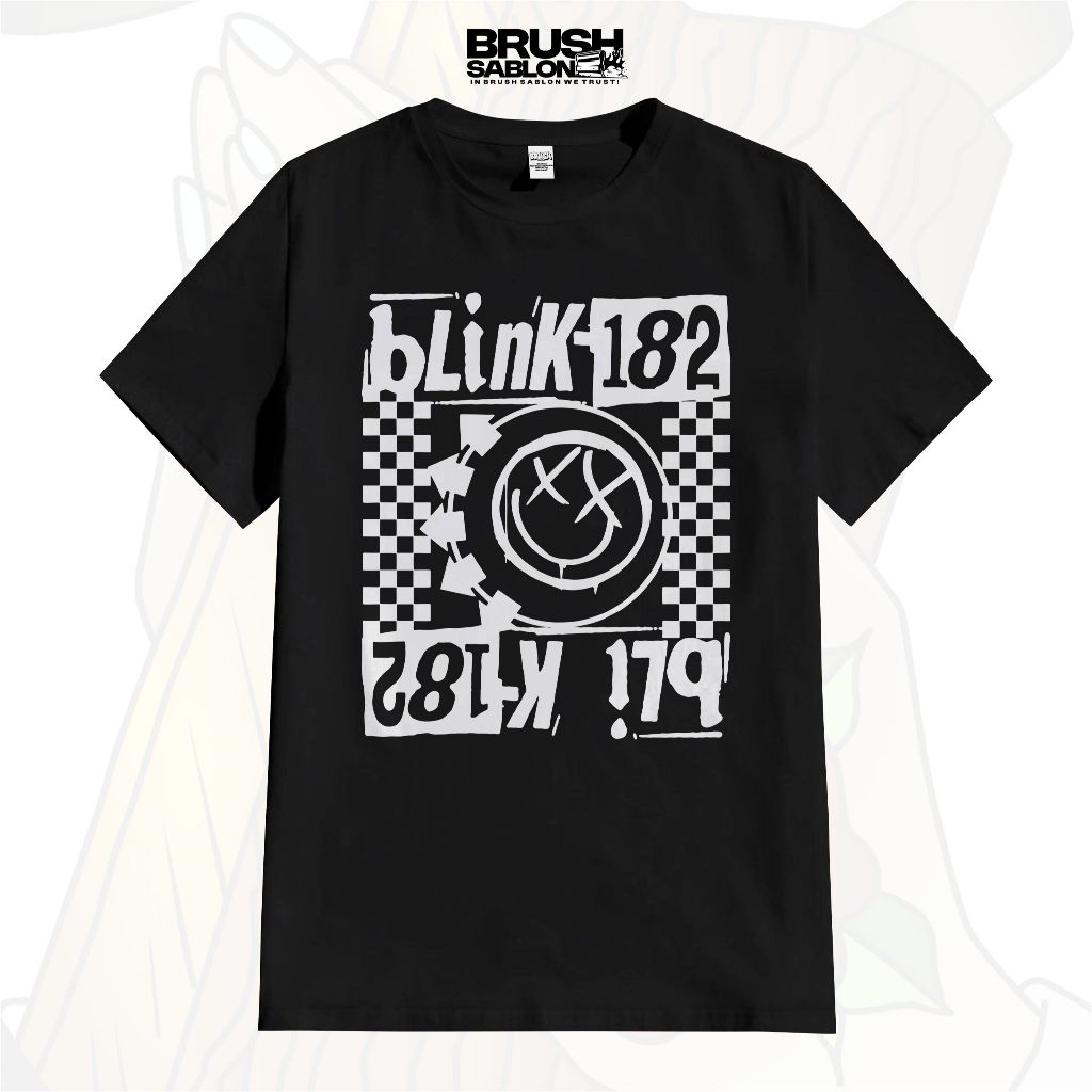 Kaos Blink 182 Kaos Band Tshirt Blink 182 Combed 24s